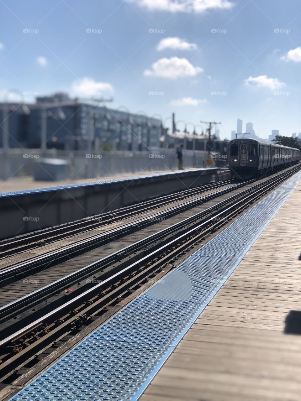 Rumbling Chicago CTA Blue Line, O’Hare Bound