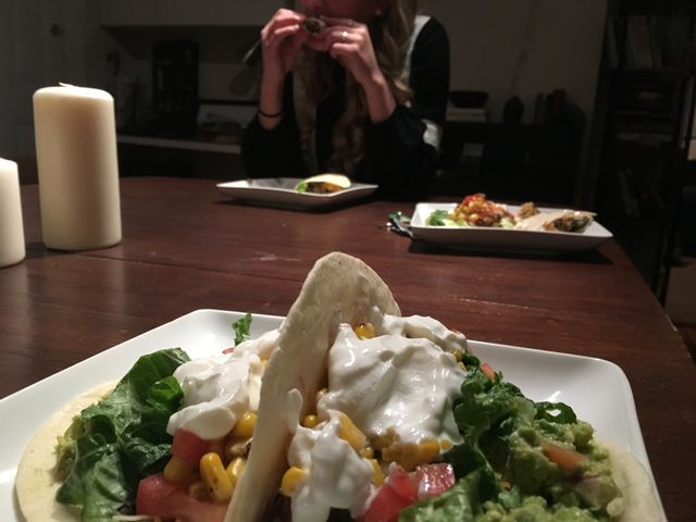 Black bean lentil tacos mm