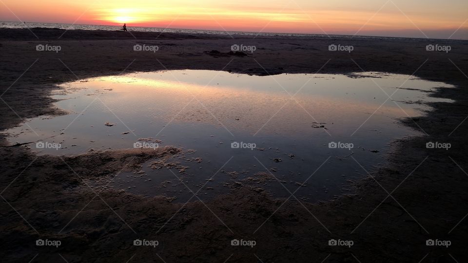 Sunset in Tide Pool