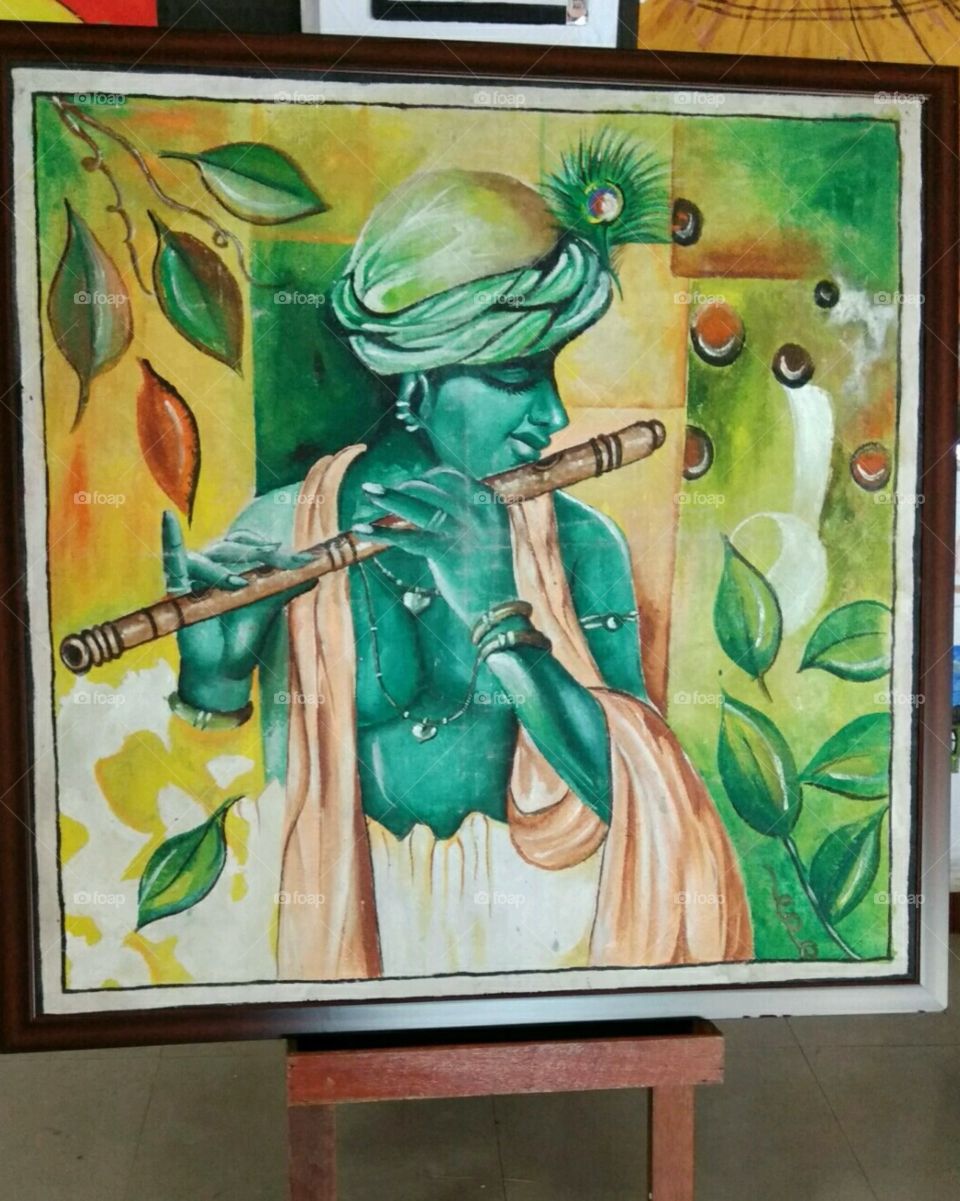 man with flute