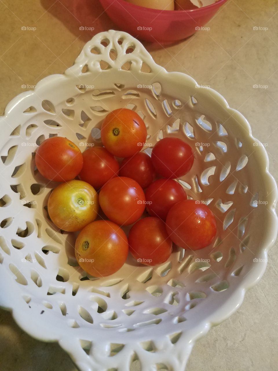Deliciously homegrown cherry tomatoes