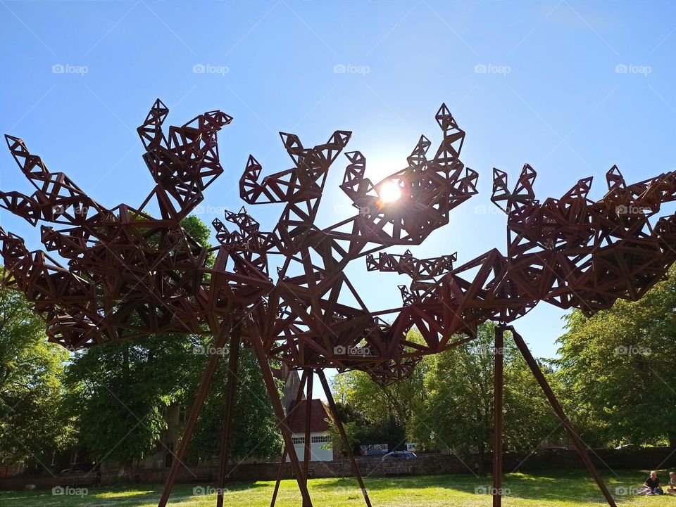 Condrat's Formation I (The Dappled Light of the Sun) sculpture, Salisbury, England