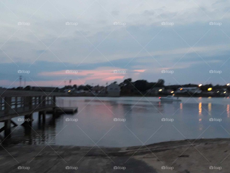 Sunset, Buttermilk Bay,  MA