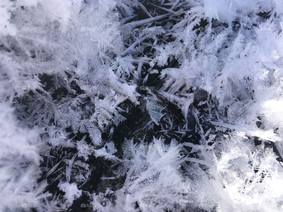 snowflake, crystal, snow, winter 