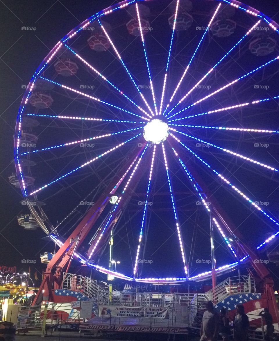 Ferris wheel spiral