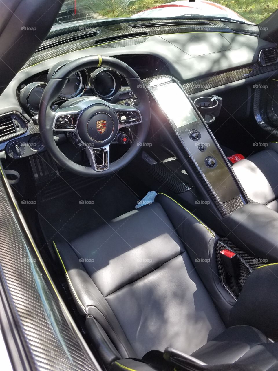 Porsche Spyder interior