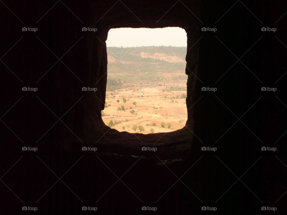 Carved Castle Window