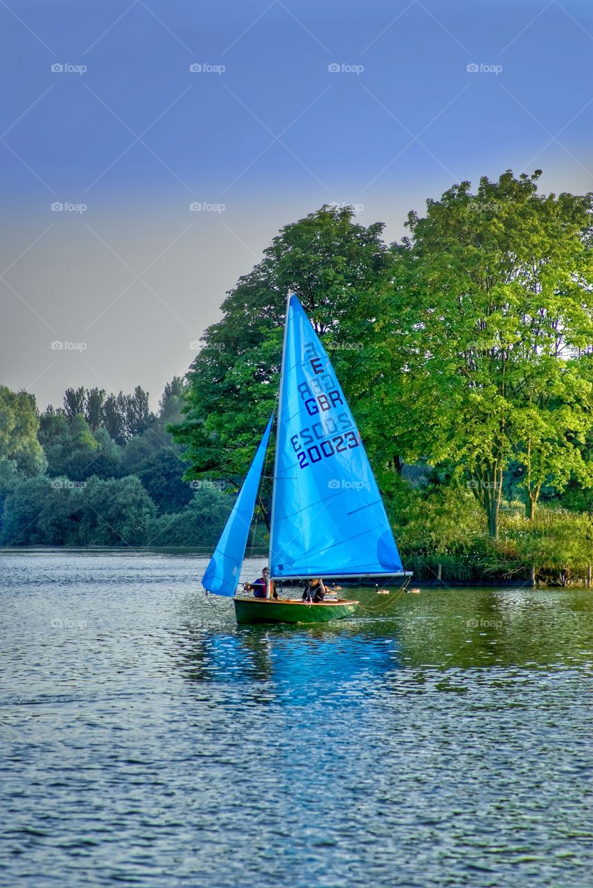 Sailing. Boat 