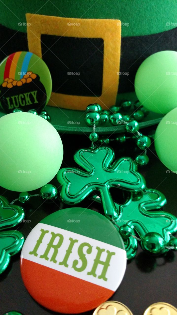 holiday Saint Patrick's Day Green Shamrock celebration
