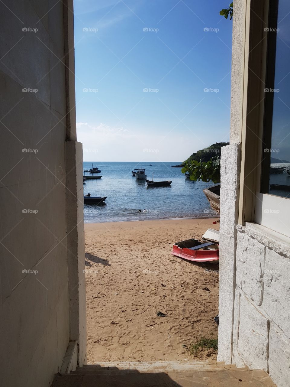 View of the door - summer