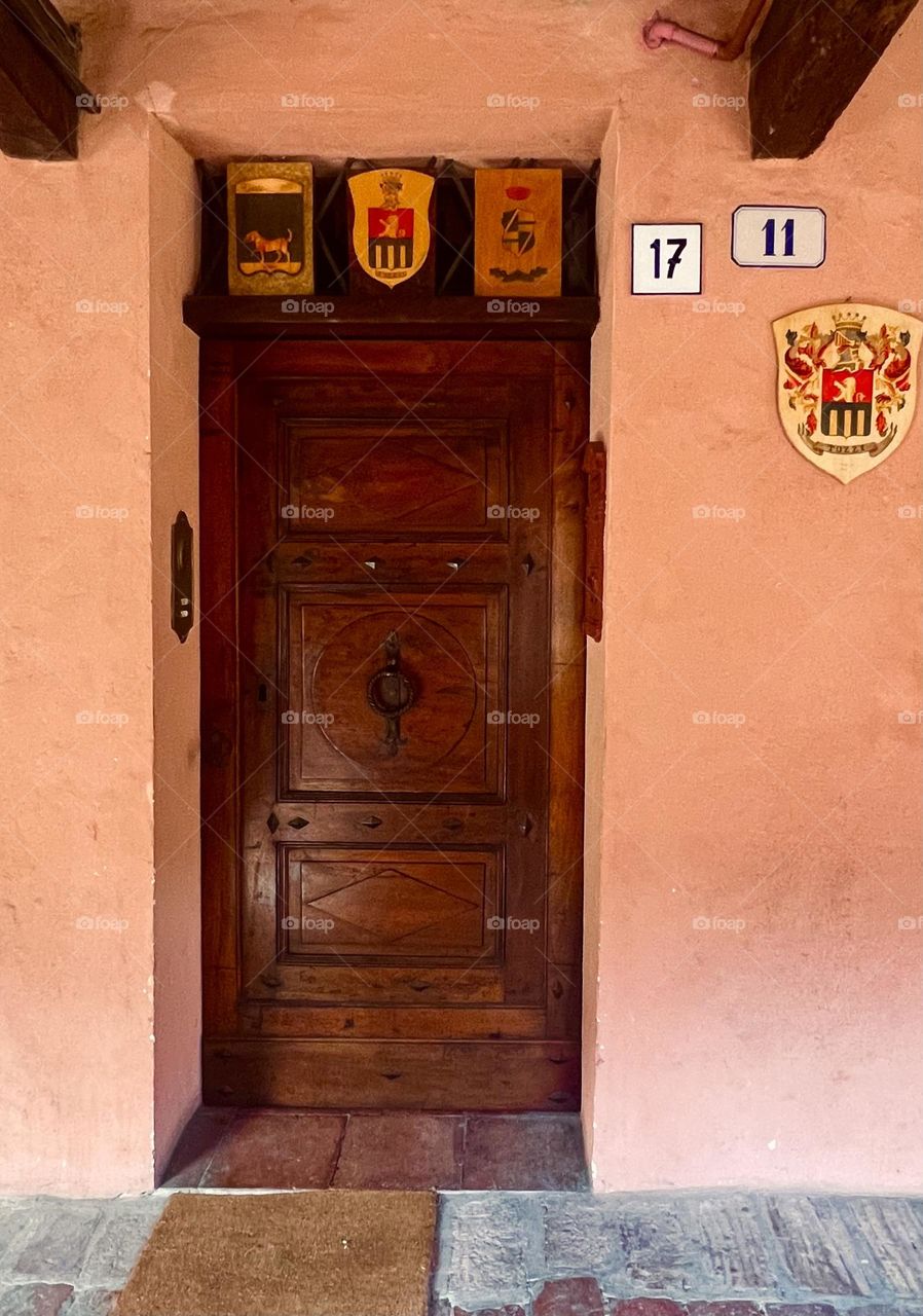 Italian door entrance 