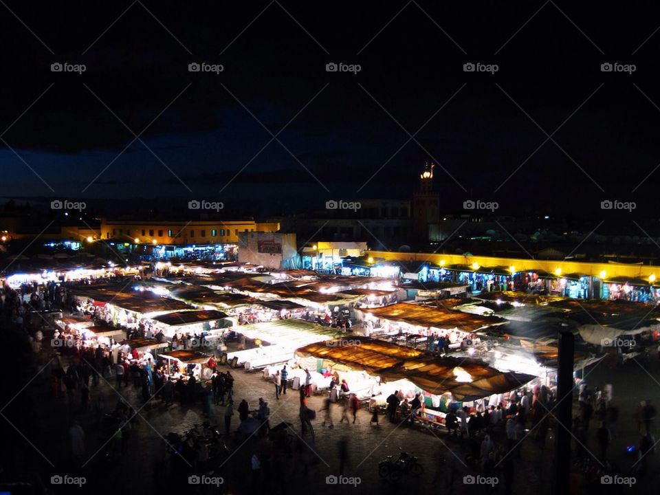 Marrakech market square