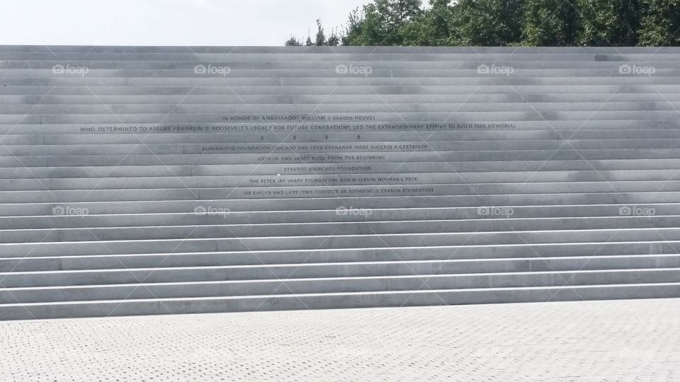Stairs  with message