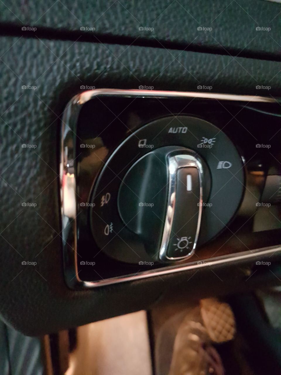 light switch on a car