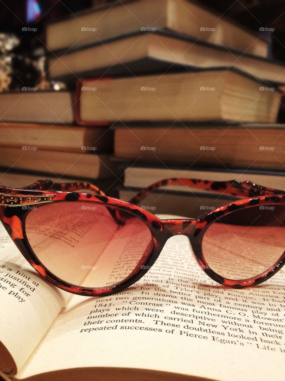 books sunglasses literature by analia