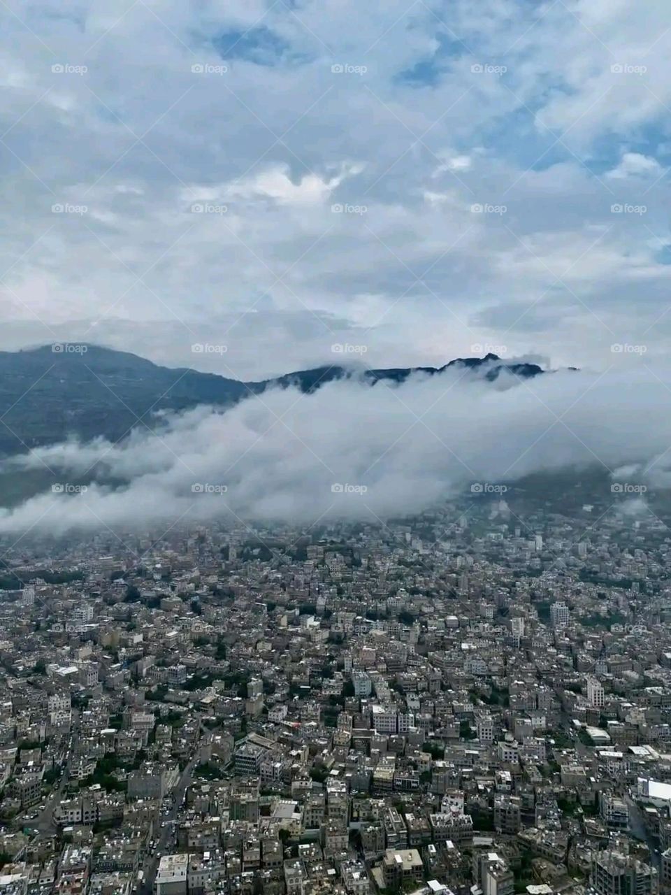 Glory be to God, the magnificent and picturesque view and the natural green trees are a view that is nothing more wonderful than it