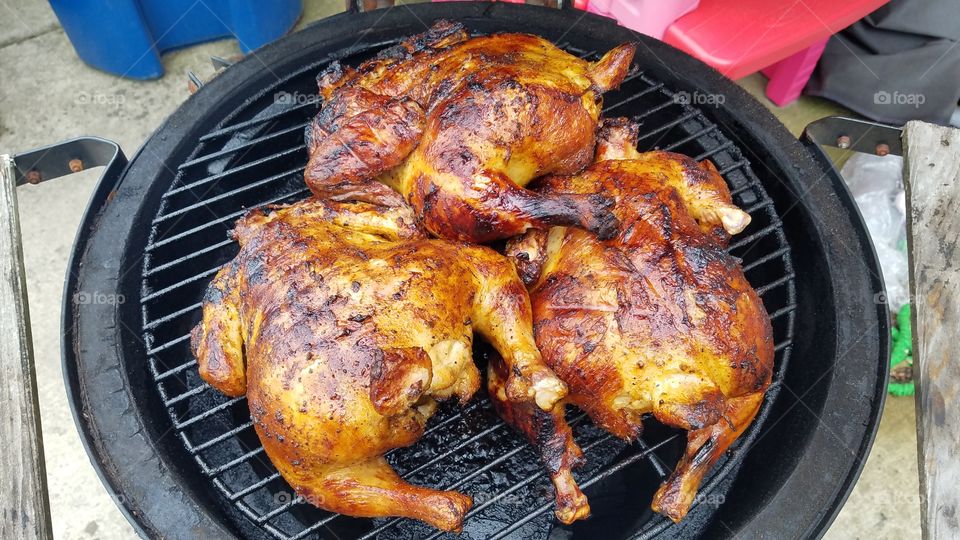Smoked Whole Chickens