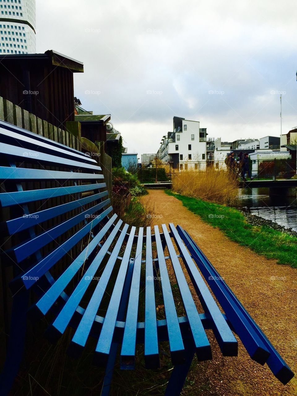 A Bench in an Urban place