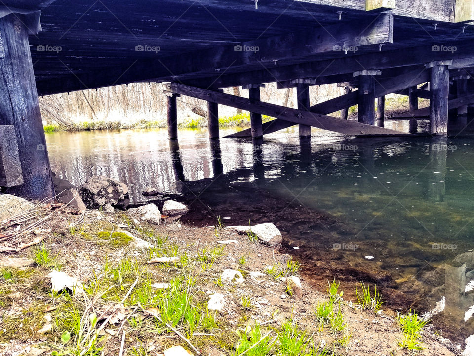 water under a bridge