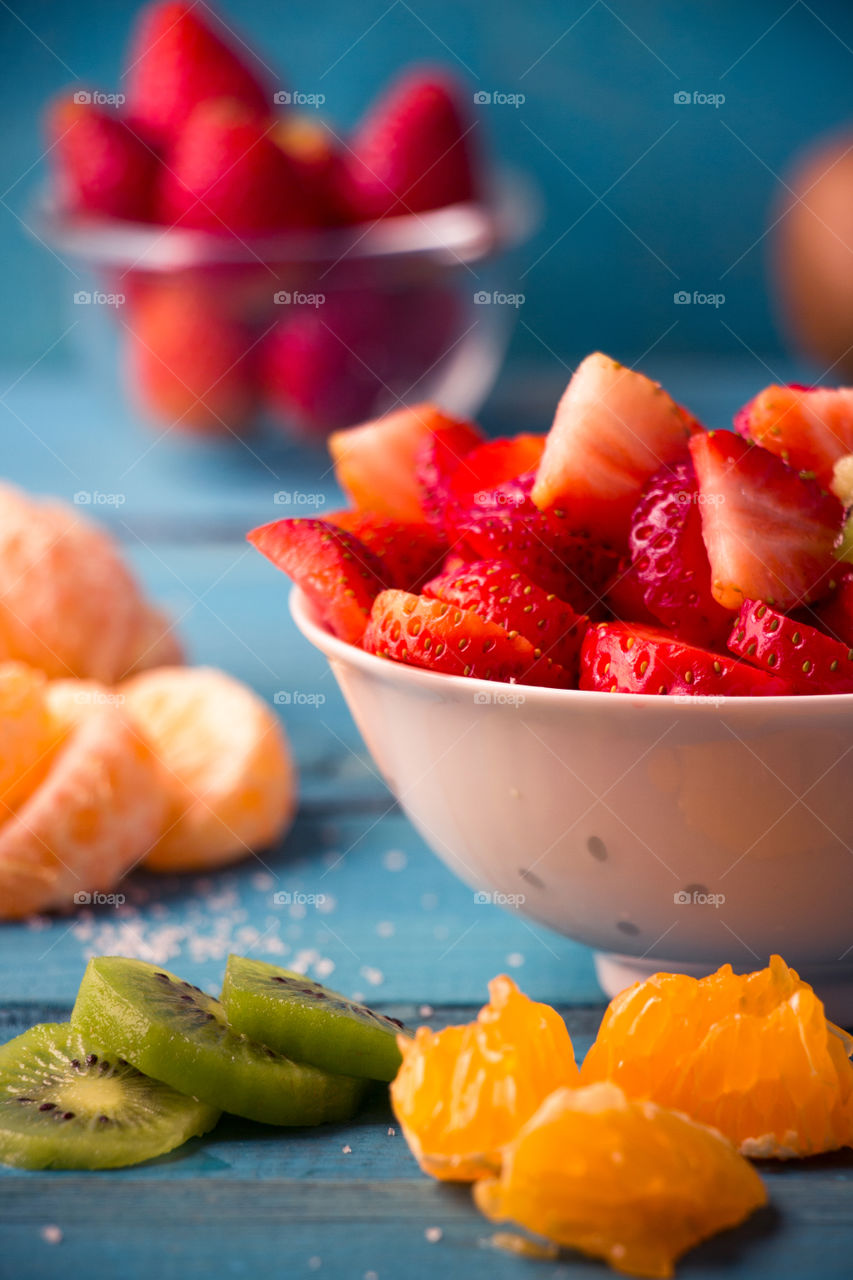 Colorful fruits