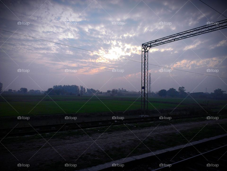 Railway Track and Fields