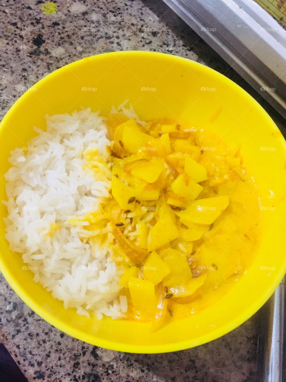 Rice and curry