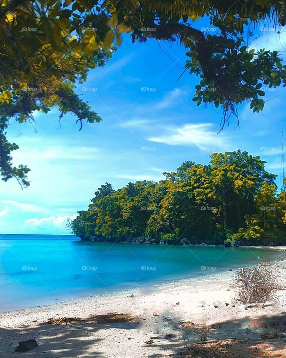 Haya village beach, Tehoru District, Central Maluku