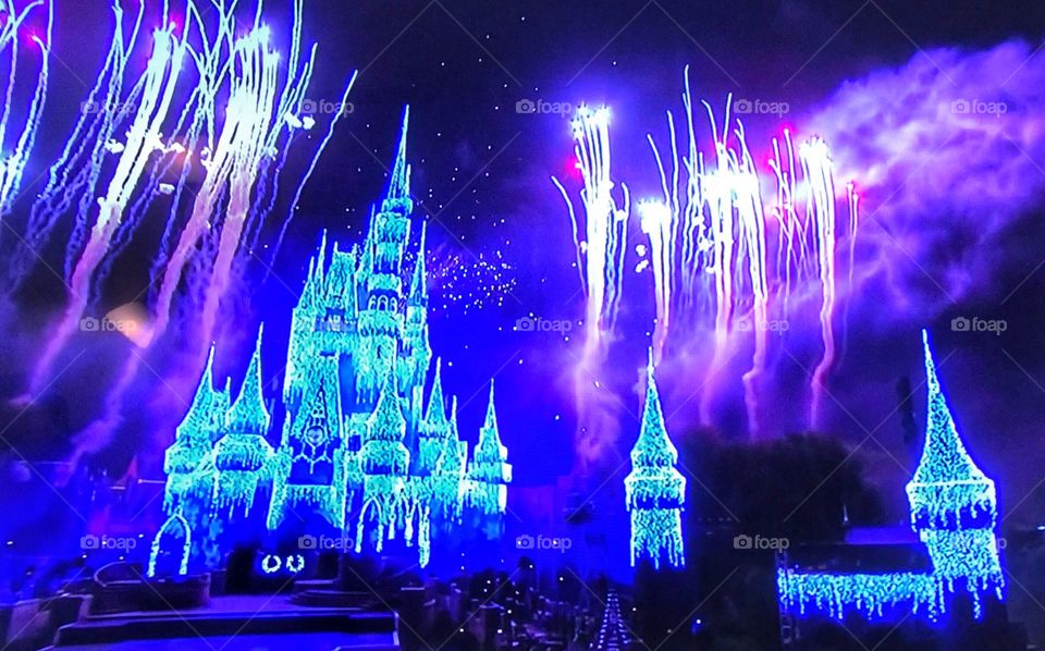 Fireworks celebrating the holidays