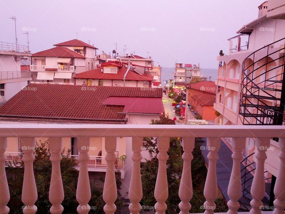 View from the balcony