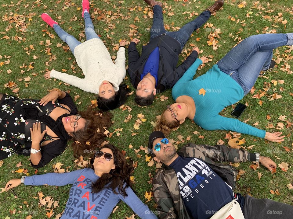 Amigos en Montreal, Mont Royal. 