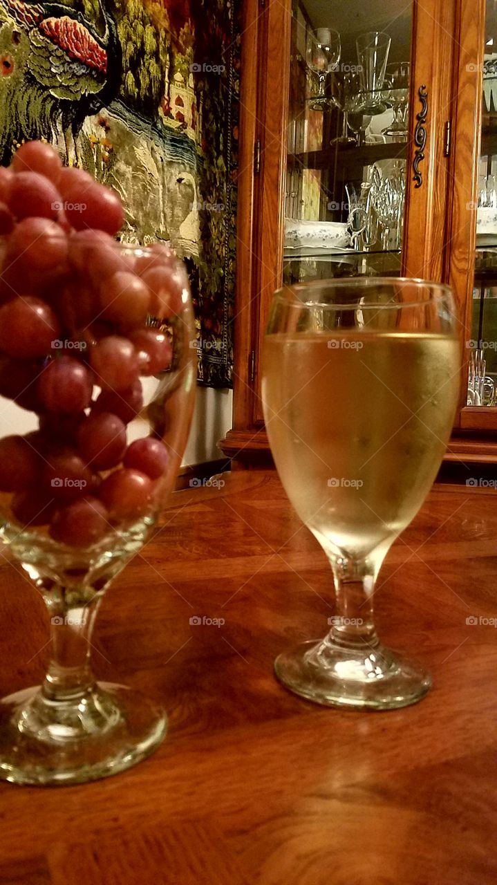 grapes before and after