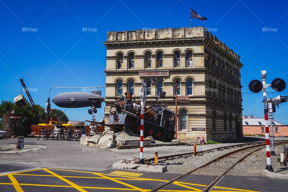 Steampunk HQ in Oamaru, New Zealand. This place is interesting to say the least.