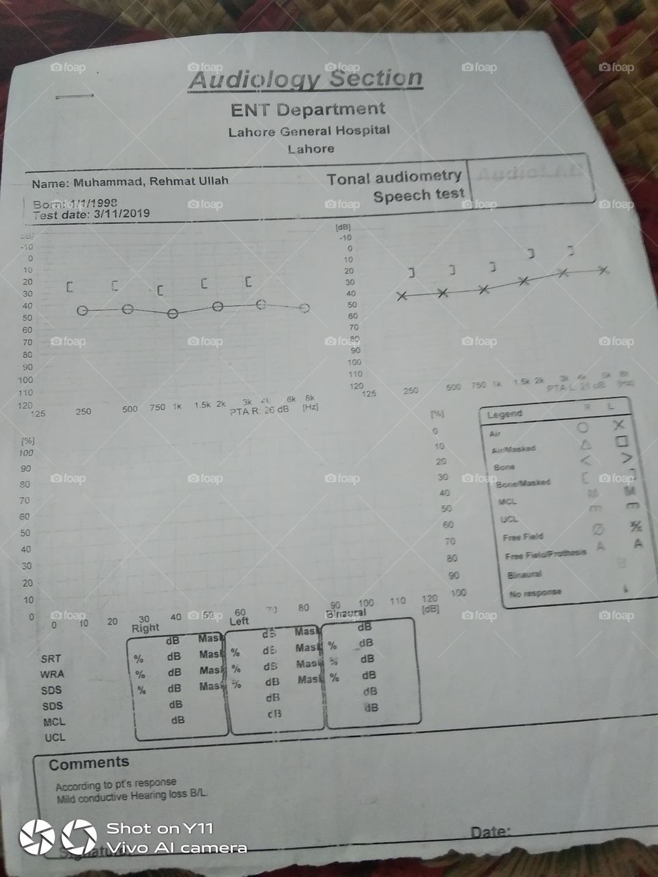 invalid document related hearing power.....