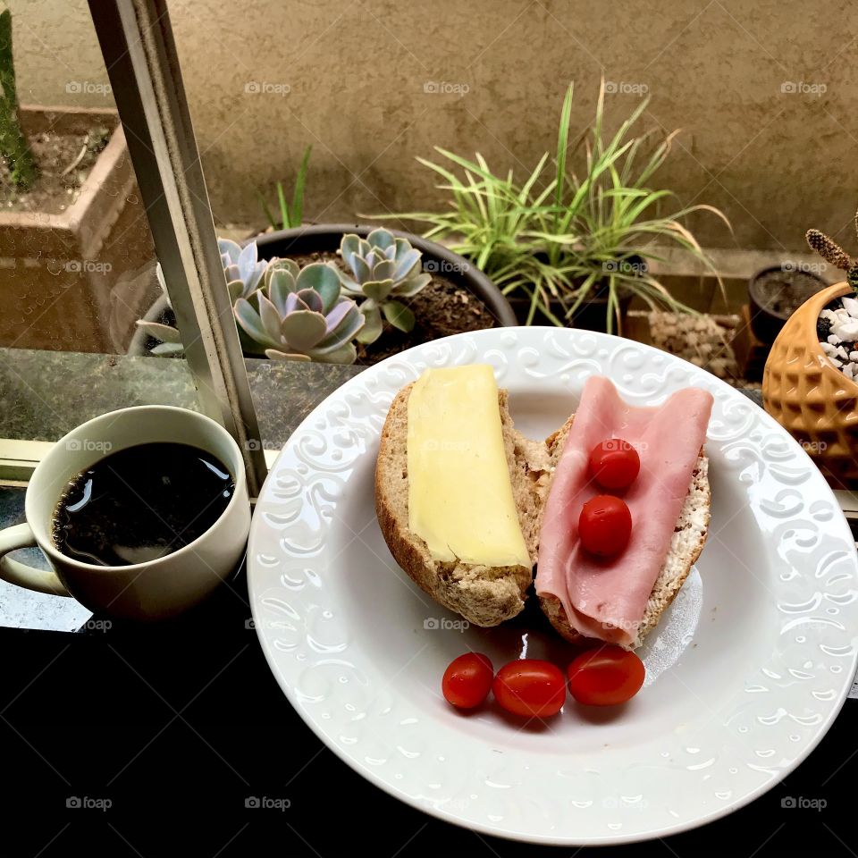 Coffe with bread 🥰