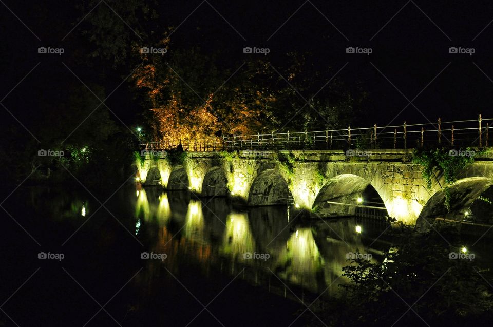 Bridge, Water, No Person, Architecture, Light