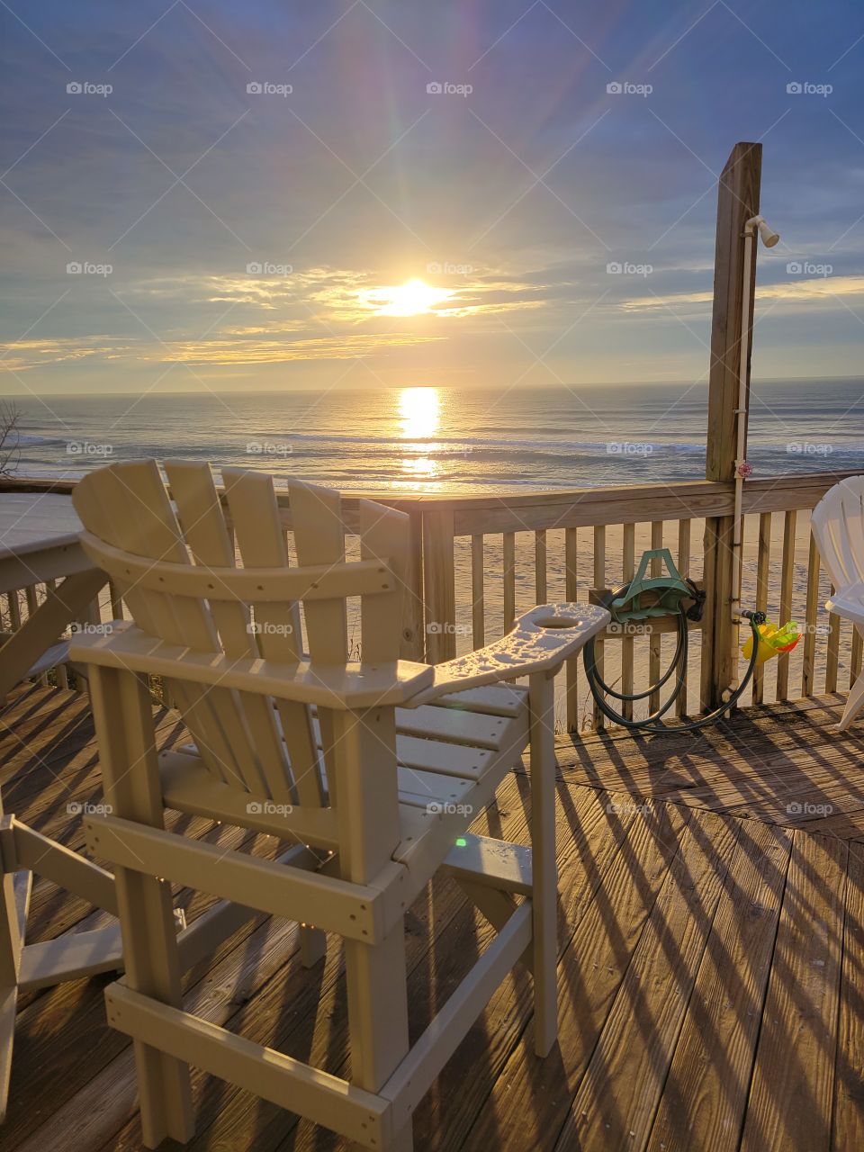 sunset at the beach