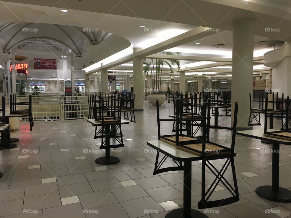 Empty mall. 