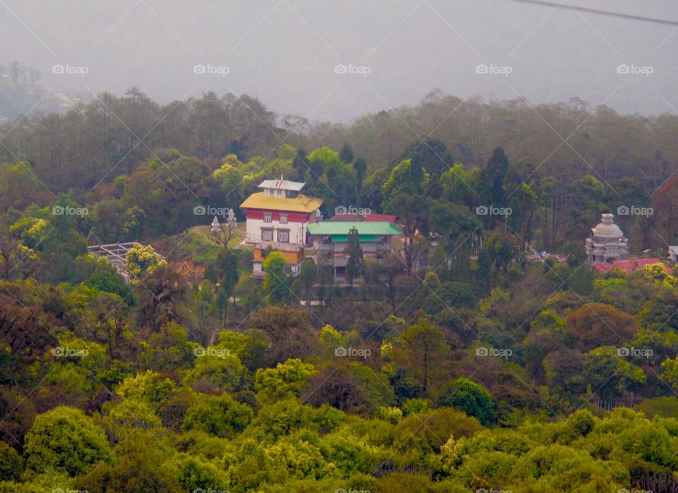 Sikkim mountainous home 