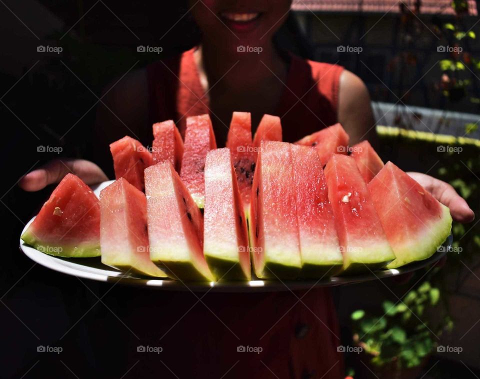 enjoy the watermelons