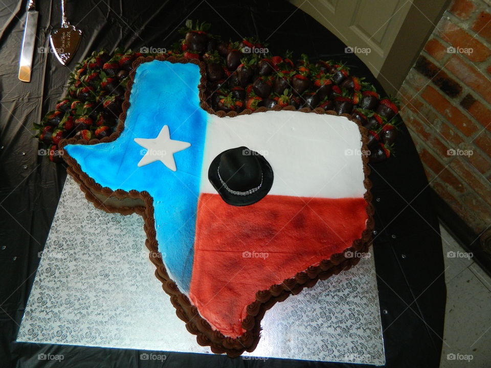 Texas groom cake