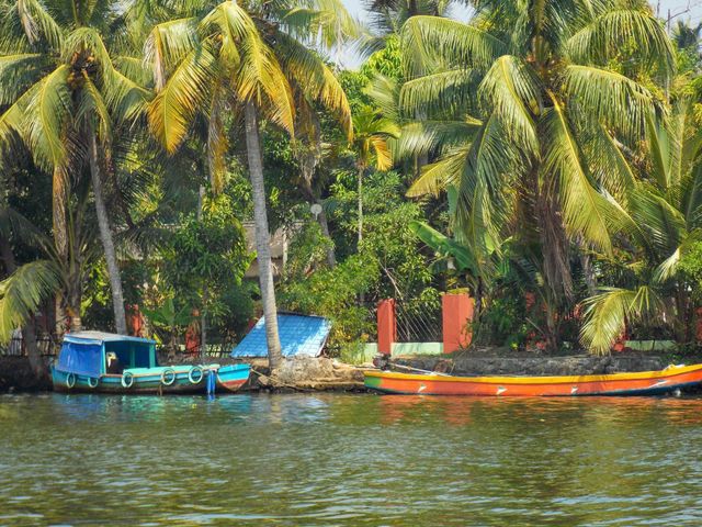 boats at riverside