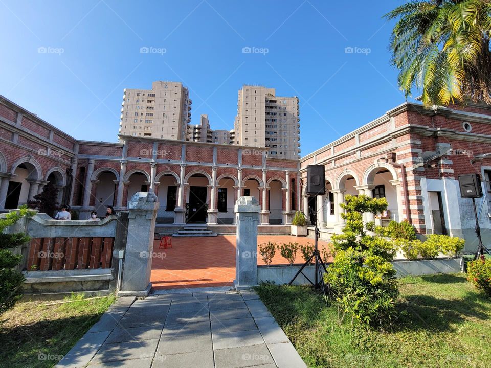 Yide Mansion .Completed in 1930 .The mansion as the residence for high rank officers in 1954.