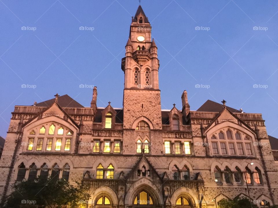 Beautiful architecture in Nashville, Tennessee 