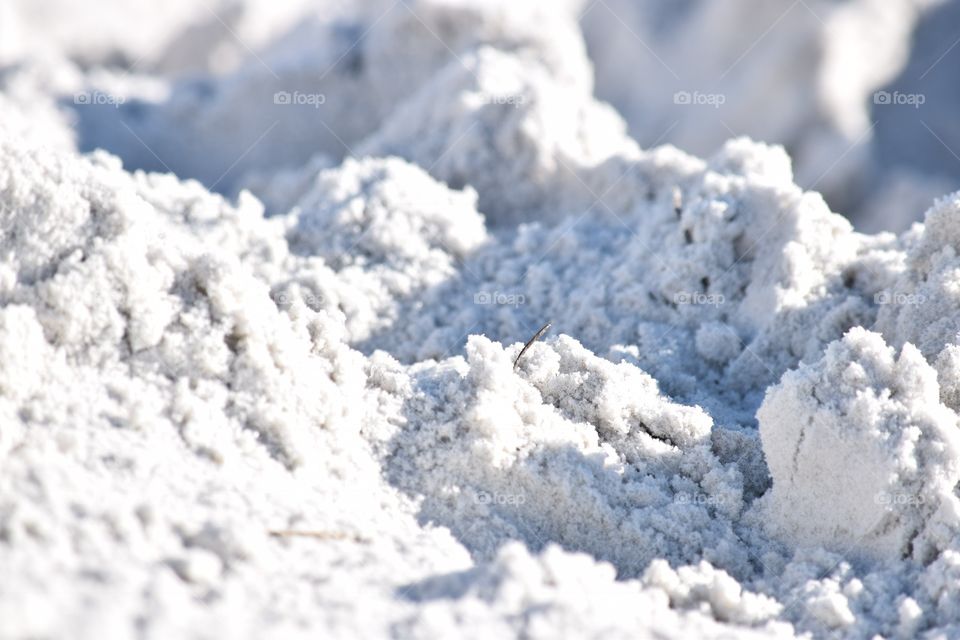 White sand beaches!