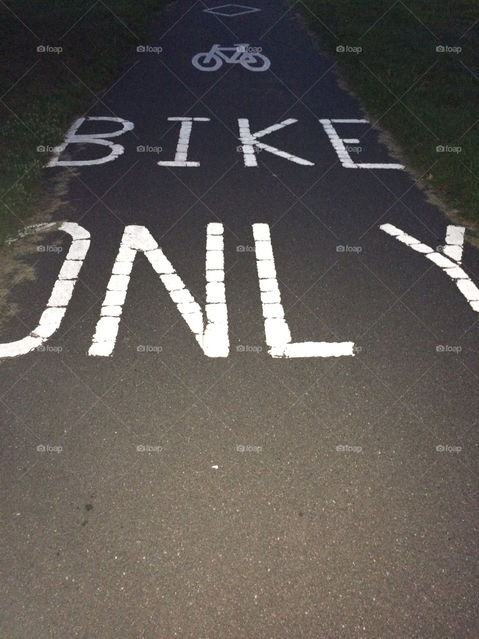 Sign bike 