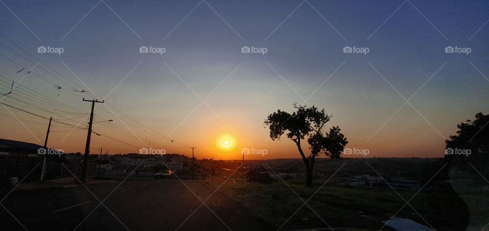 Today's sunset 03 Sep 2020 Londrina Paraná Brazil