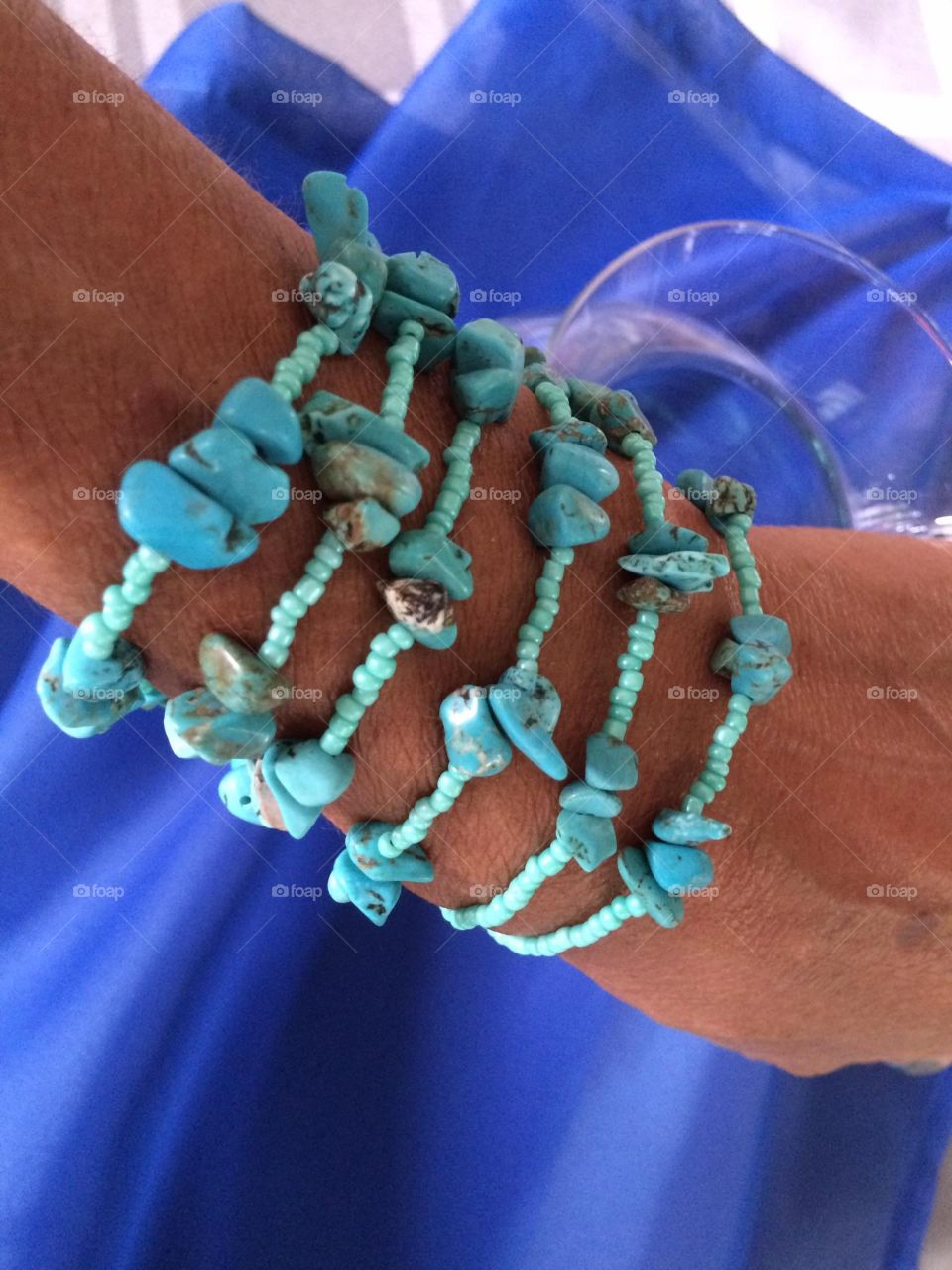 Turquoise handmade bracelet 