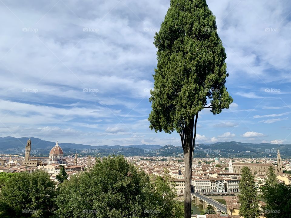 Amazing view of Florence from Bardini garden
