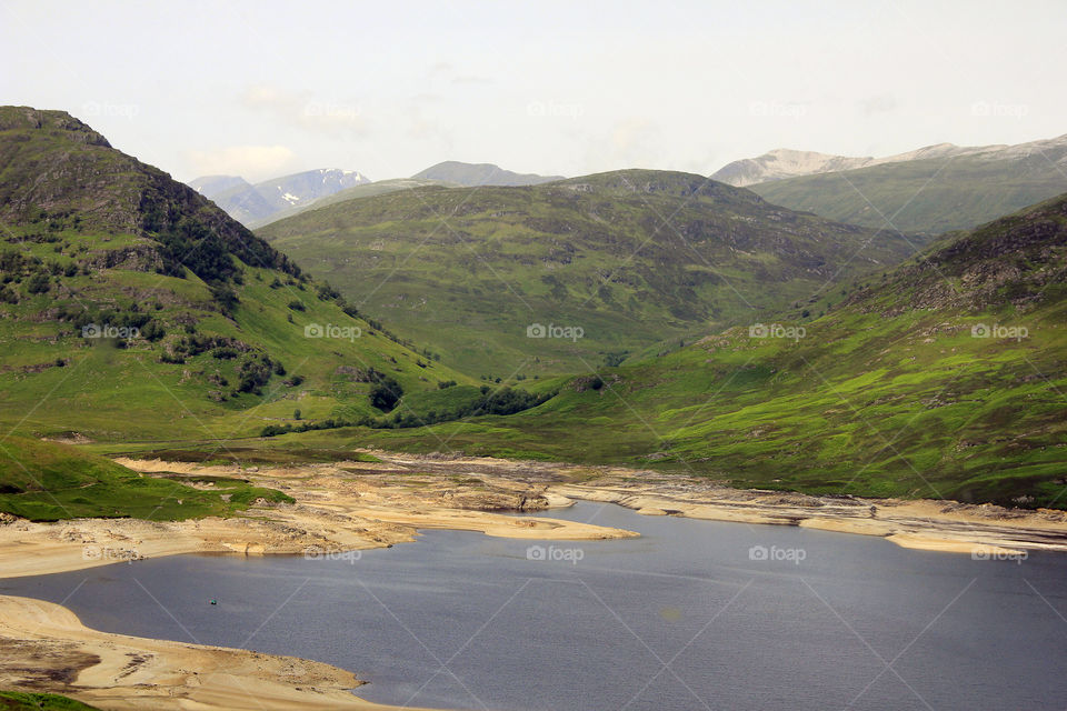 mountain lake scotland