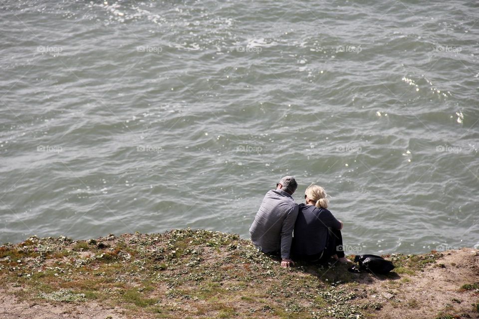 Couple at the beach 